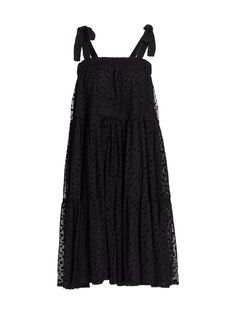 Платье Эми в горошек BATSHEVA, черный