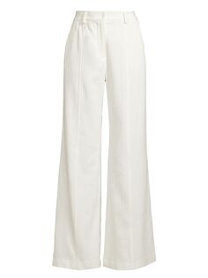 Приталенные широкие брюки Manon Bec &amp; Bridge, слоновая кость