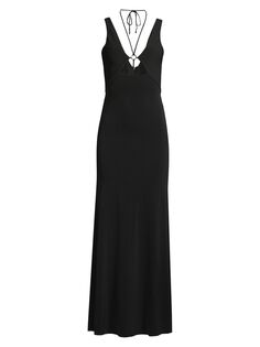 Эластичное платье макси Adele Bec &amp; Bridge, черный