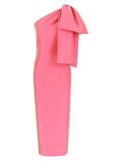 Макси-платье Josselin на одно плечо с оборками BERNADETTE, розовый