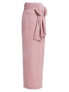 Бархатная юбка с бантом Bernard Sash BERNADETTE, розовый
