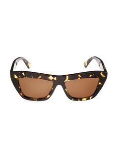 Солнцезащитные очки «кошачий глаз» 55 мм Bottega Veneta