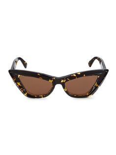 Минималистичные солнцезащитные очки «кошачий глаз» 53 мм Bottega Veneta