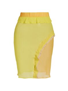 Многослойная прозрачная юбка Concave Bias Christopher Esber