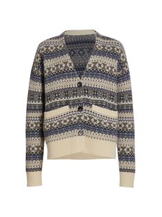 Кашемировый кардиган Fair Isle Co