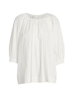Блузка с пышными рукавами Co, белый