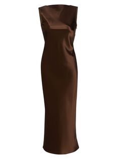 Креповое атласное платье миди Charlie Danielle Frankel