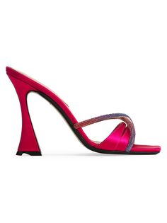 Металлизированные кожаные сандалии Lust D&apos;Accori, розовый D'accori