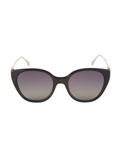 Солнцезащитные очки в квадратной оправе «багет» Fendi, черный