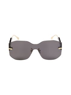 Солнцезащитные очки с прямоугольной маской Fendigraphy Fendi, черный
