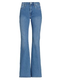 Высокие расклешенные джинсы Le Frame