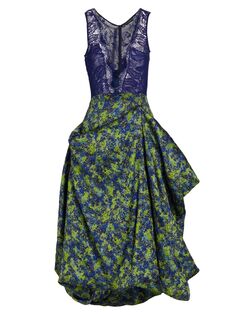 Жаккардовое платье-баллон The Blue&apos;s Frederick Anderson, зеленый