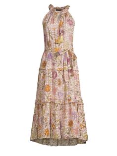 Жаккардовое платье-миди Rosalie с эффектом металлик Kobi Halperin, розовый