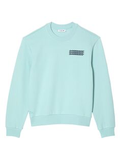 Толстовка из флиса с логотипом Lacoste, мятный