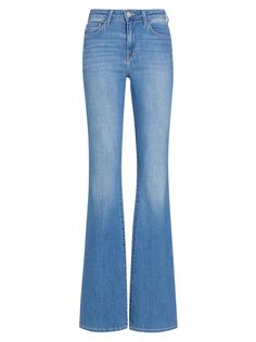 Расклешенные джинсы Bell с высокой посадкой L&apos;AGENCE L'agence