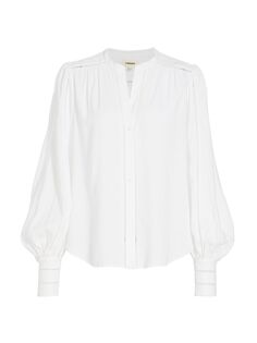 Блуза Kiera с объемными рукавами L&apos;AGENCE, белый L'agence