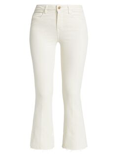 Расклешенные джинсы Kendra с высокой посадкой L&apos;AGENCE, белый L'agence