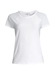 Теннисная футболка с перфорацией L&apos;Etoile Sport, белый