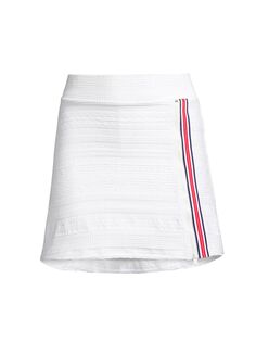 Текстурированные шорты с боковой молнией L&apos;Etoile Sport, белый