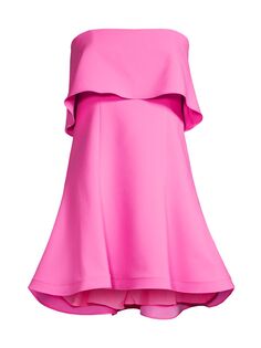 Мини-платье без бретелек Flouncy Driggs LIKELY, розовый