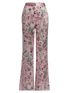 Широкие брюки Pauline de Rothschild Libertine, розовый