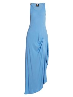 Асимметричное платье макси без рукавов LOEWE x Paula&apos;s Ibiza Loewe, синий
