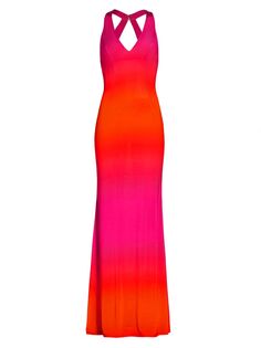 Макси-платье High Sea с открытой спиной Louisa Ballou, розовый