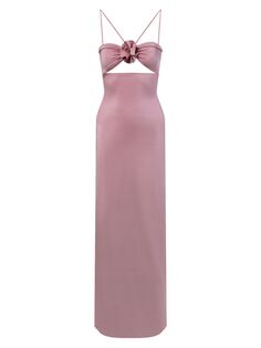 Макси-платье Cenit с вырезами Maygel Coronel, розовый
