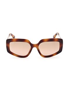 Солнцезащитные очки Design7 55MM с геометрическим рисунком Max Mara
