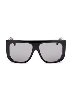 Солнцезащитные очки Eileen прямоугольной формы 60 мм Max Mara, черный