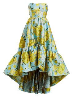 Платье с высоким вырезом без бретелек Georgiana Mestiza New York, синий