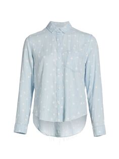 Джинсовая рубашка с принтом Ingrid Raw Star Rails, винтаж