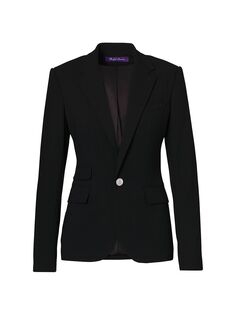 Шерстяная куртка Parker в культовом стиле Ralph Lauren Collection, черный