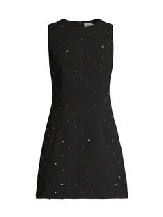 Мини-платье Pollock с украшением Rebecca Vallance, черный