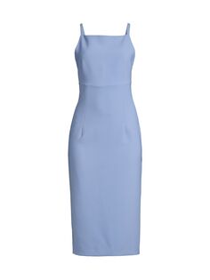 Платье миди трапециевидной формы Carolina Sachin &amp; Babi, синий