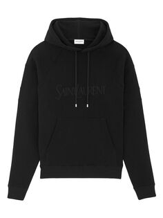 Толстовка с капюшоном Saint Laurent, черный