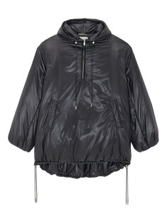 Cassandre Anorak в нейлоне Saint Laurent, черный