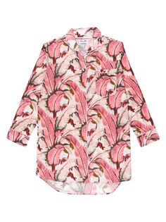 Женская ночная рубашка Martinique Banana Leaf Night Shirt Sant and Abel, розовый