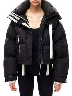 Короткая пуховая куртка Willow Shoreditch Ski Club, черный