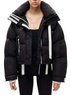 Короткая пуховая куртка Willow Shoreditch Ski Club, черный