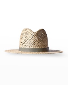 Плетеная соломенная шляпа-федора Otis Janessa Leone