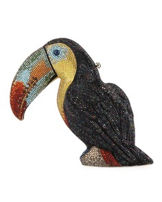 Клатч Toucan с кристаллами Toco Judith Leiber Couture