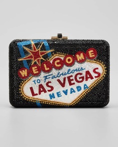 Клатч из бисера Welcome To Vegas Judith Leiber Couture