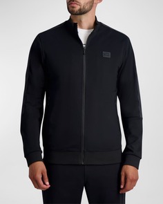 Мужская спортивная куртка в тон с логотипом Karl Lagerfeld Paris