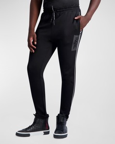 Мужские спортивные брюки с окантовкой по бокам и логотипом Karl Lagerfeld Paris
