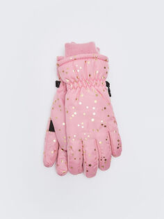 Снежные перчатки для девочек со звездным принтом LCW Accessories