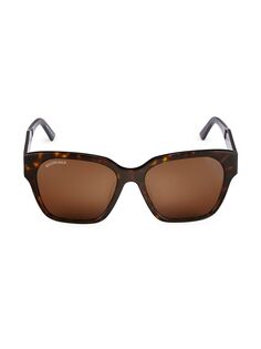 Повседневные квадратные солнцезащитные очки 56 мм Balenciaga