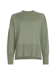 Свободный шерстяной свитер Leia Brandon Maxwell, зеленый