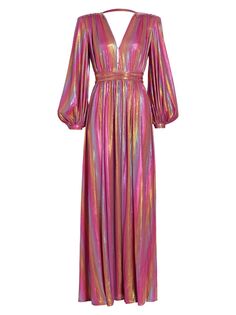 Платье с эффектом металлик Zoe Gradient Bronx and Banco, разноцветный