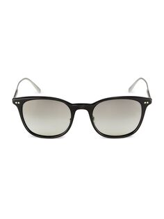 Круглые солнцезащитные очки Gerardo 51MM Brunello Cucinelli &amp; Oliver Peoples, черный